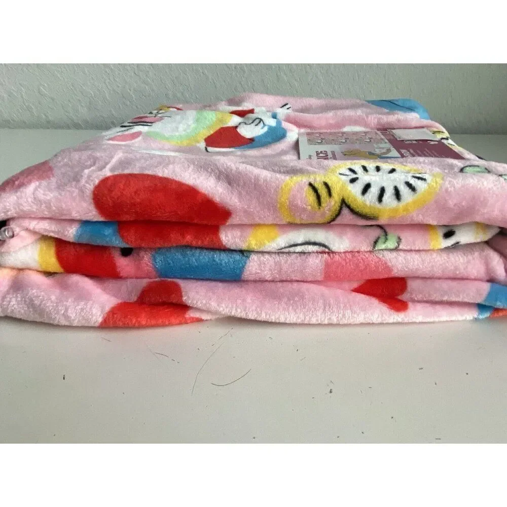 Disney Alice In Wonderland Throw Blanket Valentines Day 50 X 70”‎ White Rabbit